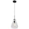 Access Lighting Simplicite, Pendant, Black Finish, Clear Glass 50937LEDDLP-BL/CLR - alternate 1